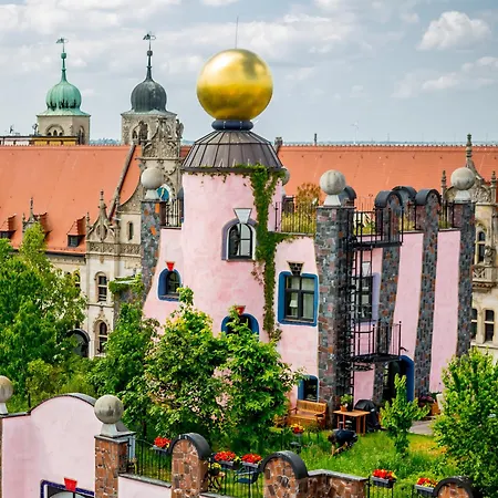 Castelletto - Schloss Auf Dem Dach Der Gruenen Zitadelle Von Hundertwasser Μαγδεβούργο